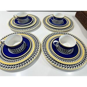 Sasaki Indonesia Pascal 16-Piece‎ Dinnerware Set